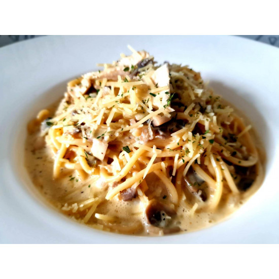 Chicken & Mushroom Carbonara Chicken & Mushroom Carbonara